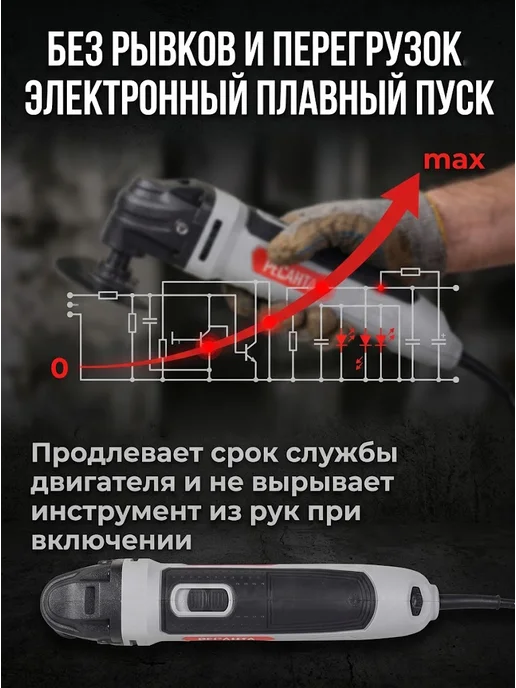 Реноватор электрический сетевой с насадками МФИ-400 — фото 4
