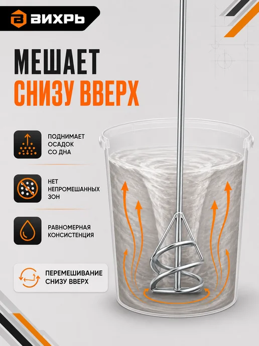 Насадка для строительного миксера — фото 4