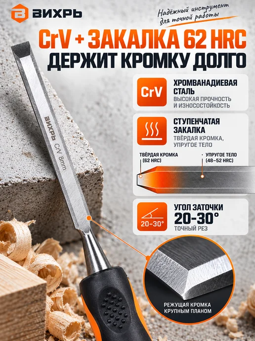 Стамеска по дереву — фото 2