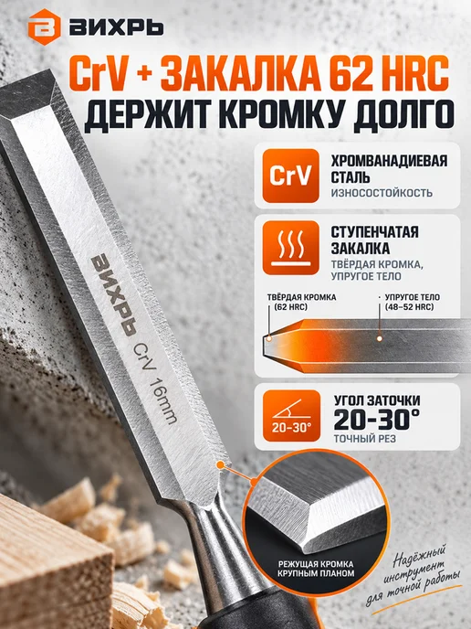 Стамеска по дереву — фото 2