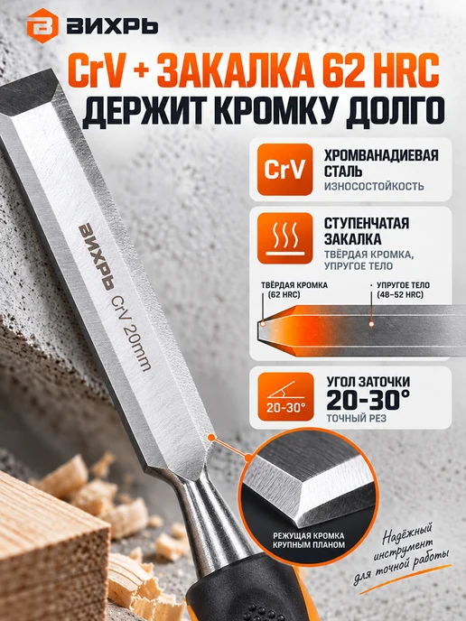 Стамеска по дереву — фото 2
